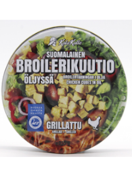 Готовые кусочки курицы Kala-Kallen Grillattu broilerikuutio 215г в ж/б