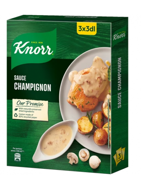 Ингредиенты для грибного соуса Knorr Sauce Champignon 3х21г