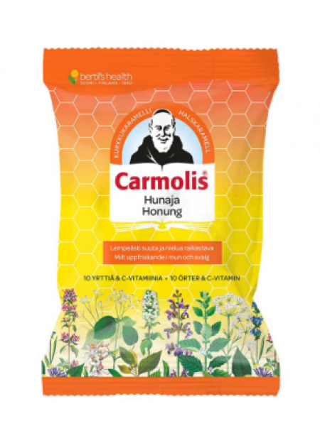 Травяная карамель с медом CARMOLIS HUNAJA 72г