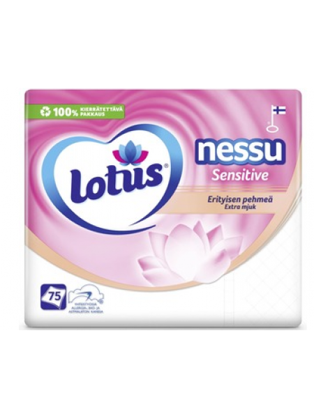 Носовой платок Lotus Nessu Sensitive 75 шт